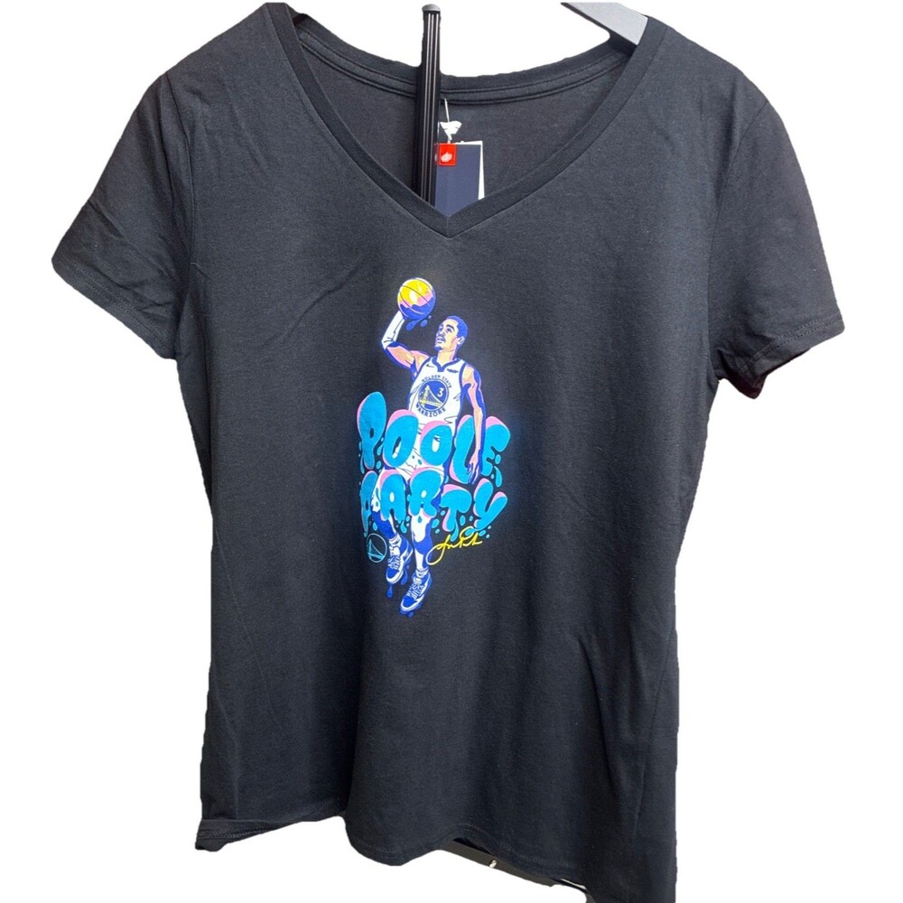 Golden State Warriors Poole Party Women's Fanatics Medium Shirt NWT Ladies